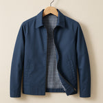 Zip-Up Harrington Jacket for Men