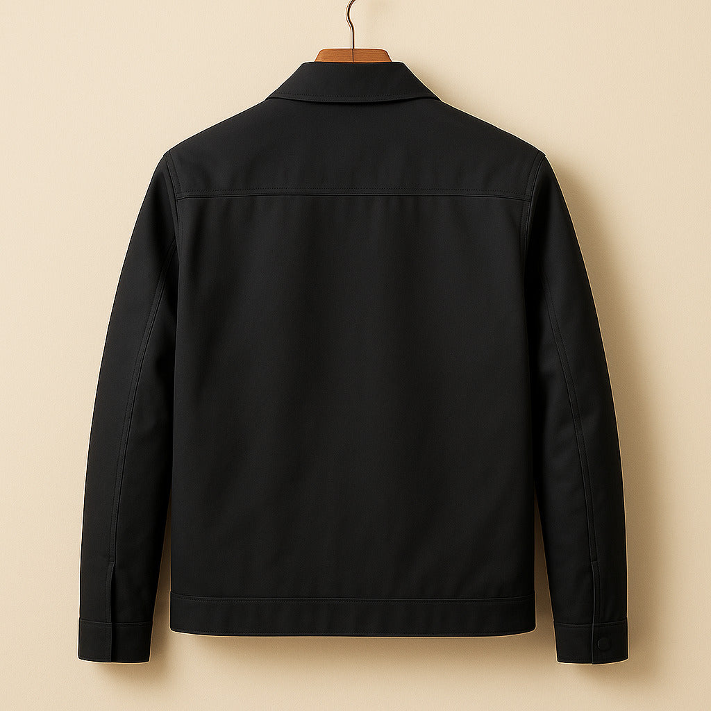 Zip-Up Harrington Jacket for Men