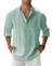 Long-Sleeved Collared Shirt for Men