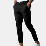 Straight Leg Stretch Chino Trousers for Men