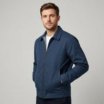 Zip-Up Harrington Jacket for Men