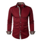 Slim Fit Paisley Button-Down Shirt for Men