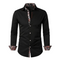 Slim Fit Paisley Button-Down Shirt for Men