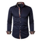Slim Fit Paisley Button-Down Shirt for Men