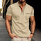 Short Sleeve Polo Shirt with Chest Pocket for Men