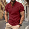 Short Sleeve Polo Shirt with Chest Pocket for Men