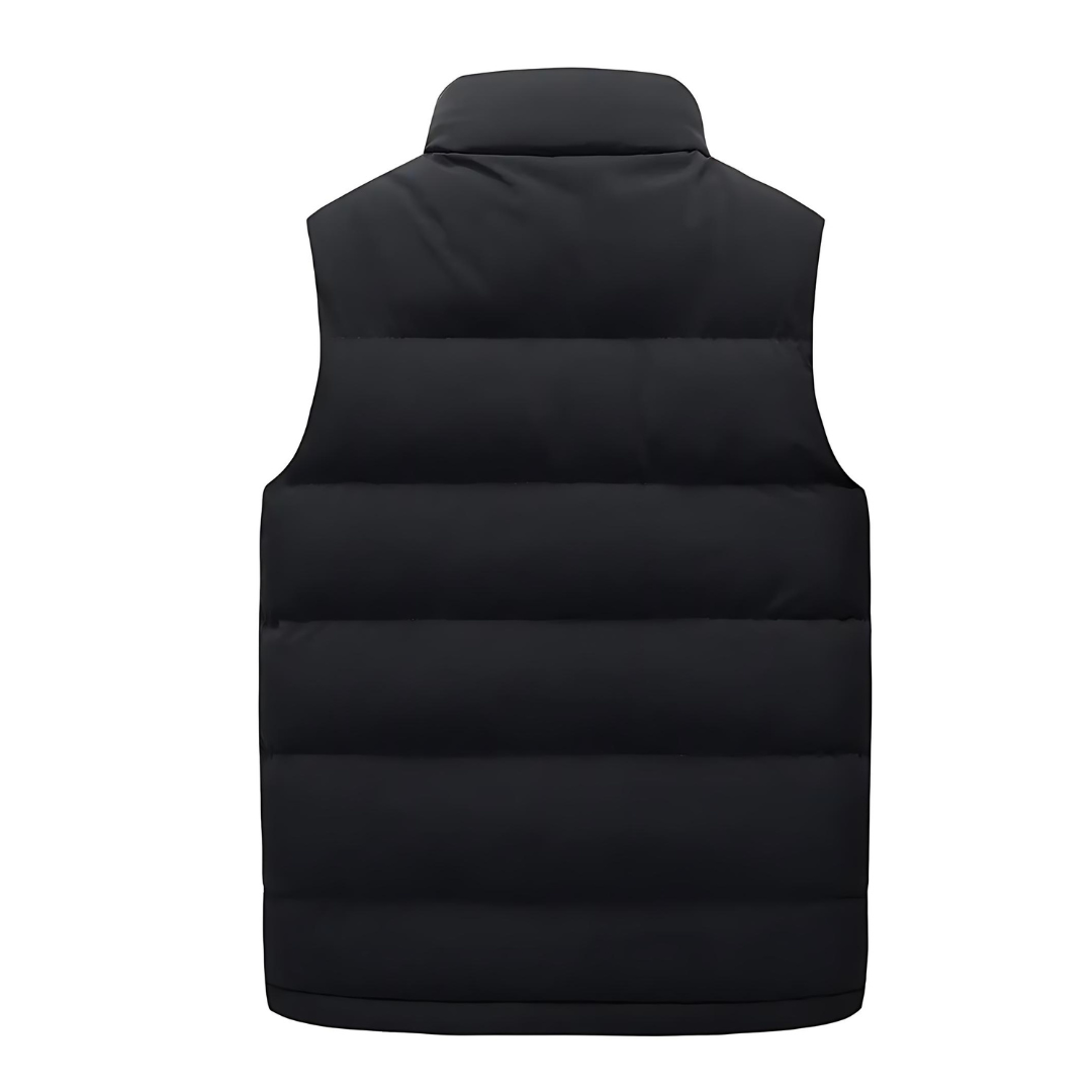 Quilted Zip-Up Gilet for Men