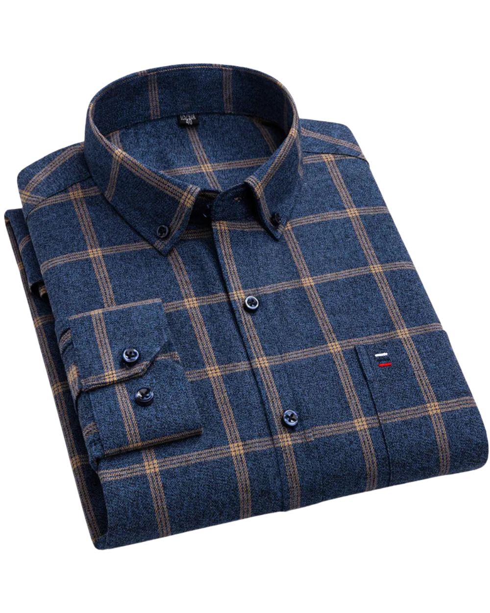 Button-Down Checked Shirt for Men