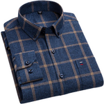 Button-Down Checked Shirt for Men