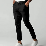 Straight Leg Stretch Chino Trousers for Men