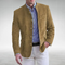 Single-Breasted Linen Blazer for Men