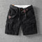 Cotton Cargo Shorts with Belt Loops for Men