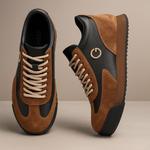 Suede Lace-Up Trainer Shoes for Men