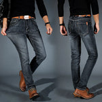 Straight Leg Stretch Jeans for Men
