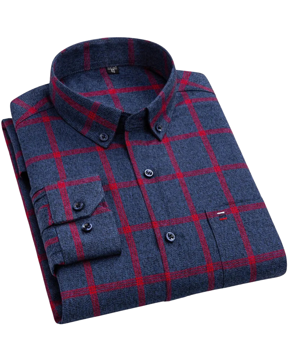 Button-Down Checked Shirt for Men