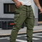Cargo Jogger Trousers with Zip Pockets for Men