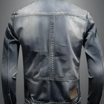 Zip-Up Denim Jacket for Men