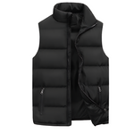 Quilted Zip-Up Gilet for Men