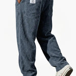 Straight Leg Corduroy Trousers for Men