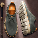 Knit Lace-Up Sneakers for Men