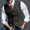 Double-Breasted Slim Fit Waistcoat for Men