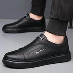 Leather Slip-On Trainers for Women