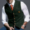 Double-Breasted Slim Fit Waistcoat for Men