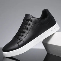 Lace-Up Low-Top Canvas Trainers for Men