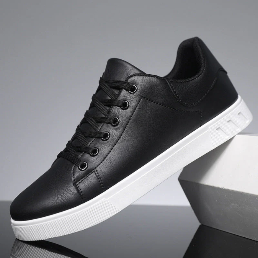 Lace-Up Leather Trainers for Men
