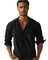 Long-Sleeved Collared Shirt for Men