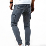 Slim Fit Cargo Trousers for Men