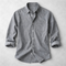 Button-Down Denim Overshirt for Men