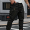 Cargo Jogger Trousers with Zip Pockets for Men