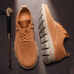 Knit Lace-Up Sneakers for Men