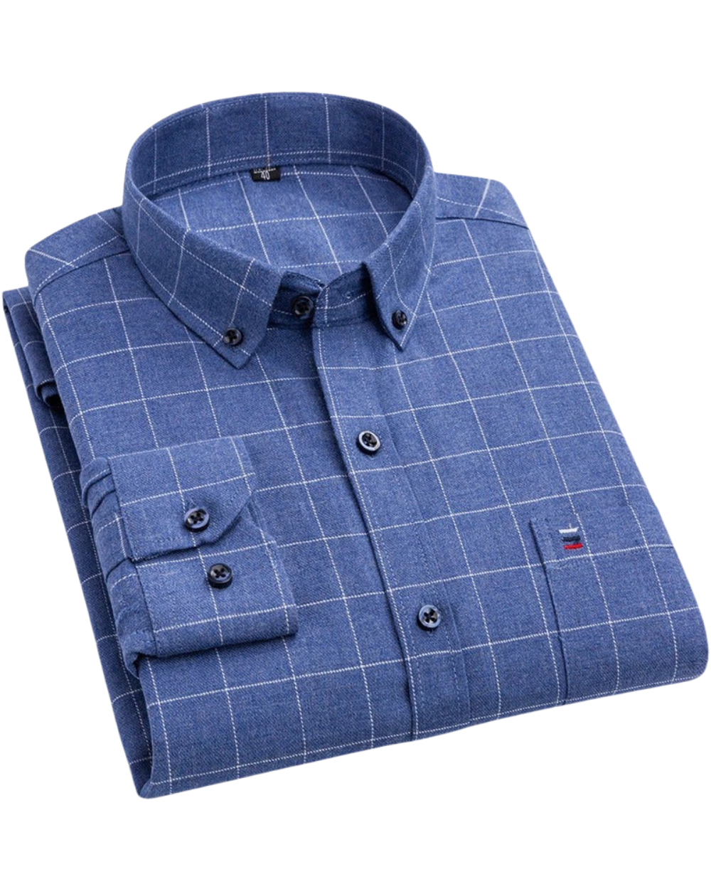 Button-Down Checked Shirt for Men
