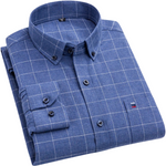 Button-Down Checked Shirt for Men