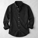 Button-Down Denim Overshirt for Men
