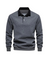Polo Collar Long Sleeve Sweatshirt for Men