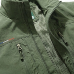 Multi Pocket Zip-Up Utility Vest for Men