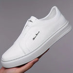 Leather Slip-On Trainers for Women