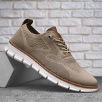 Lace-Up Knit Trainers for Men