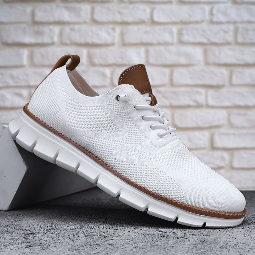 Lace-Up Knit Trainers for Men