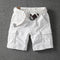 Cotton Cargo Shorts with Belt Loops for Men