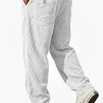 Straight Leg Corduroy Trousers for Men