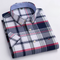 Button-Down Pinstripe Short Sleeve Shirt for Men