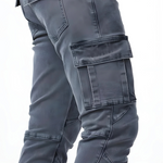 Slim Fit Cargo Trousers for Men