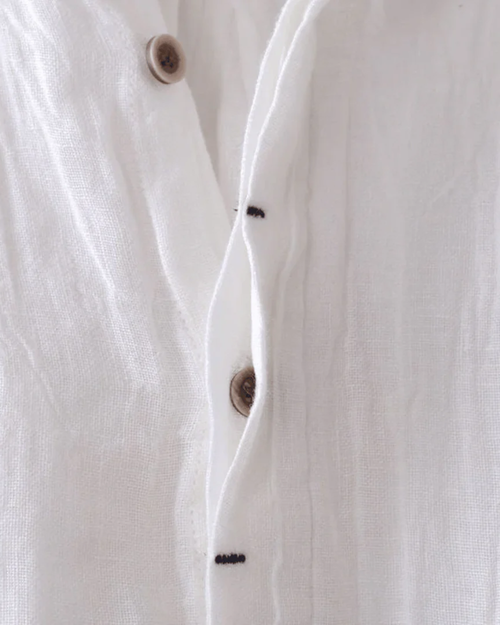 Linen Short Sleeve Button-Down Shirt for Men