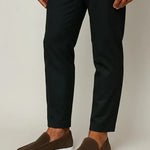 Suede Loafers with White Sole for Men