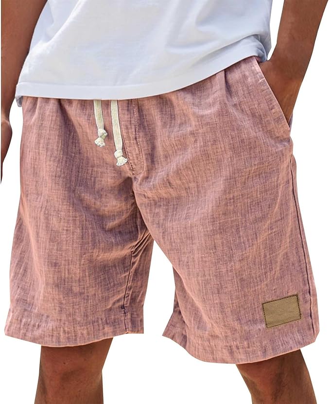 Linen Drawstring Shorts for Men