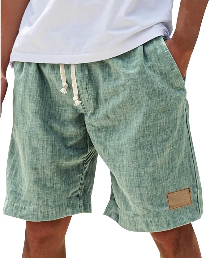 Linen Drawstring Shorts for Men